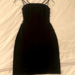 Black Oh My Love Tight Strappy Dress Size XS